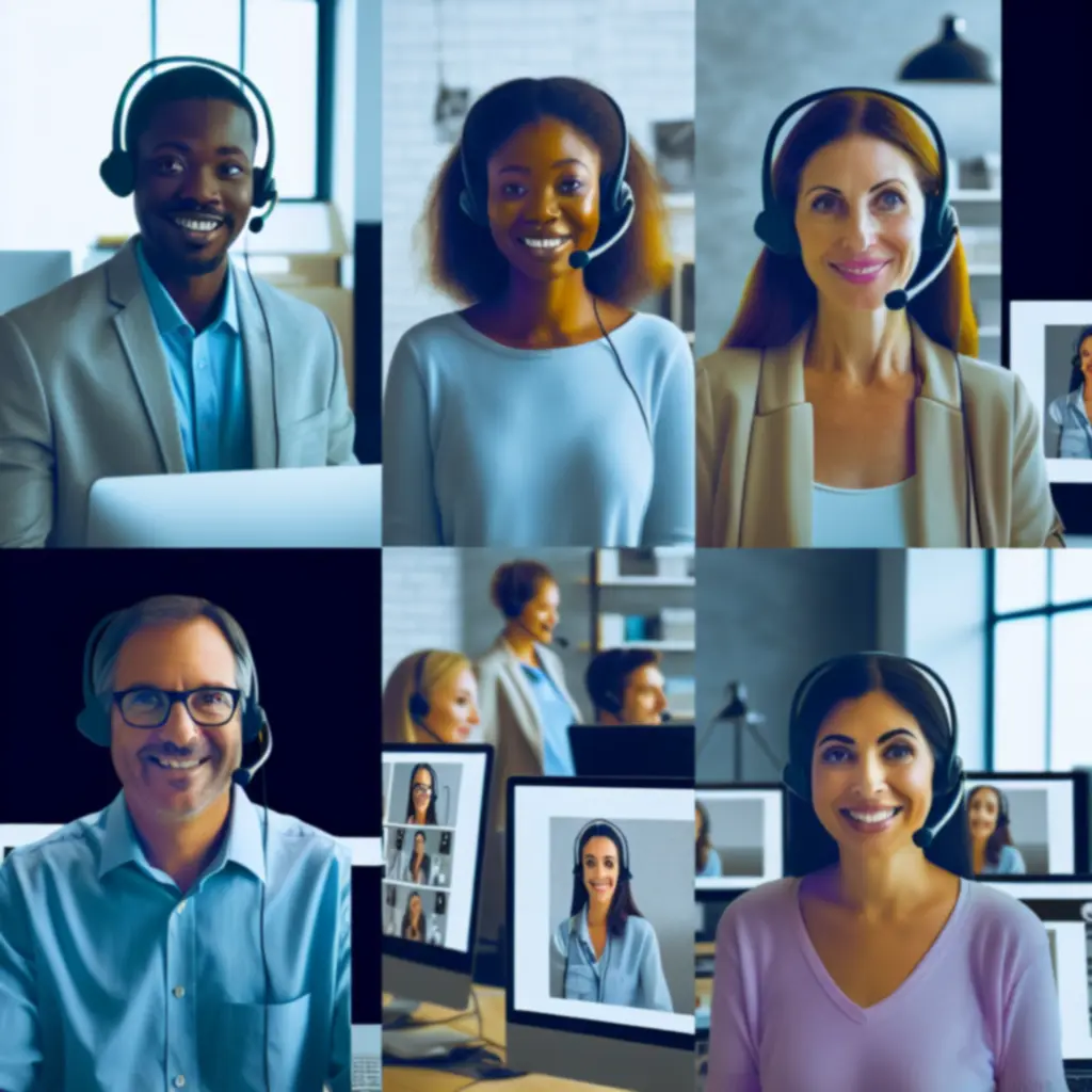 Persoonlijk supportteam van fotostudio