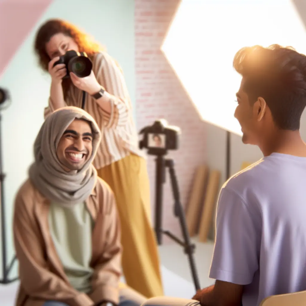 Voorbeeld van een gratis proef fotoshoot