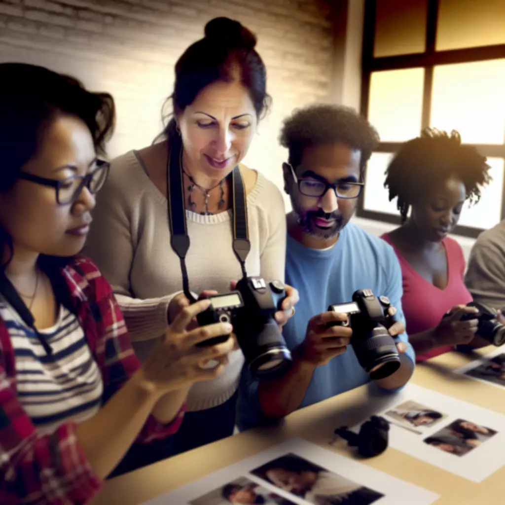 Workshop in fotografie met interactieve sessie